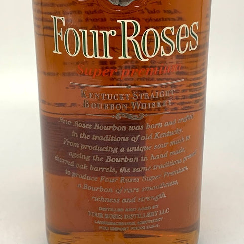 フォアローゼス スーパープレミアム 750ml 43% Four Roses Super Premium アメリカウイスキー【D1】