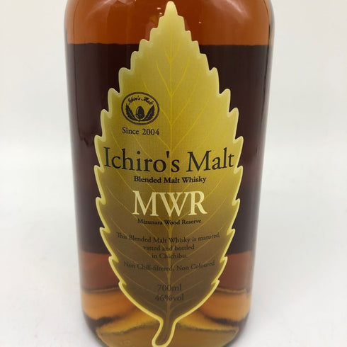 東京都限定◆ベンチャーウイスキー イチローズモルト MWR ミズナラウッドリザーブ 700ml 46% Ichiro's Molt 【F1】