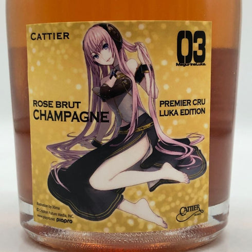 キャティア プルミエ クリュ ロゼ 初音ミク ルカ エディション 750ml 12% Cattier シャンパン【N2】