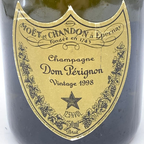 ドンペリニヨン 白 ヴィンテージ 1998 Dom Pérignon Vintage シャンパン【O】
