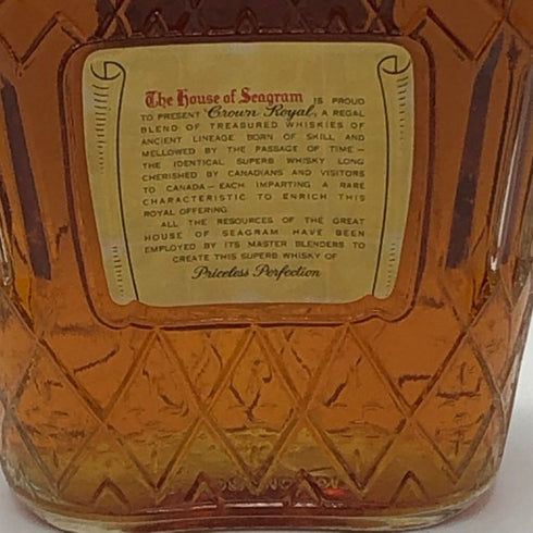 シーグラム クラウン ローヤル 1970 750ml 40% Seagram's Crown Royal ウイスキー【Q4】