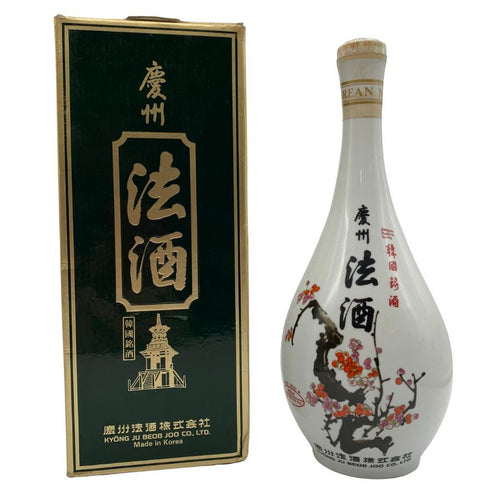 韓国銘酒 慶州 法酒 陶器ボトル 900ml 16% KYONG JU 中国酒【N4】