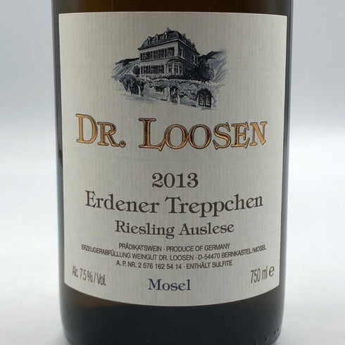 ドクター ローゼン エルデナー トレプヒェン アイスヴァイン リースリング 2013 750ml 7.5% Dr. Loosen Erdener Treppchen Eiswein Riesling 白ワイン【B1】