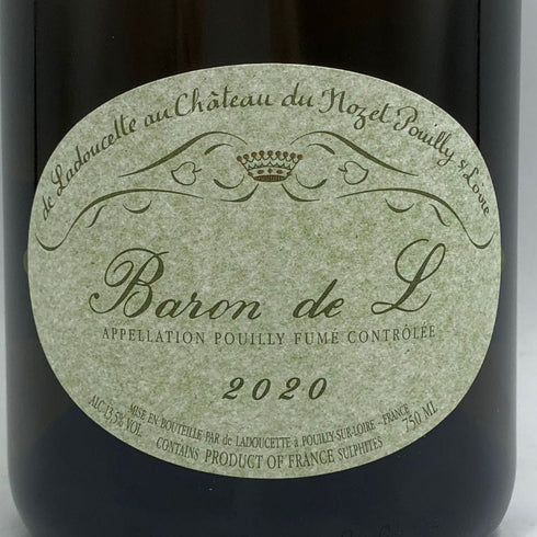ドゥ ラドゥセット プイィ フュメ バロン ド エル 2020 750ml 13.5% de Ladoucette Pouilly Fume Baron de L 白ワイン【A2】