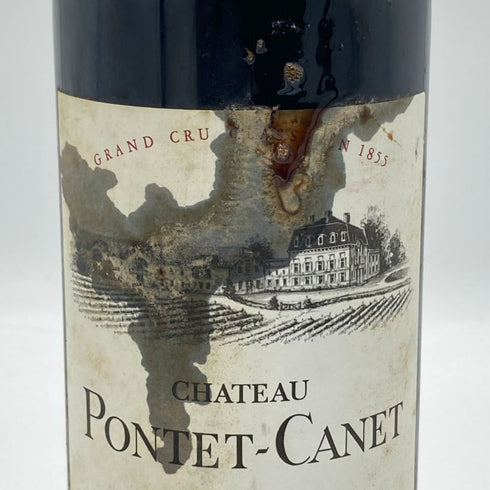 シャトー ポンテ カネ 1990 750ml 13% Chateau PONTET CANET ボルドーワイン【P2】