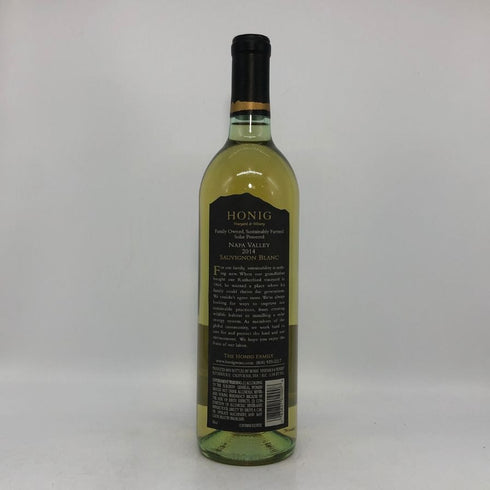 ホーニッグ 2014 ナパ ヴァレー ソーヴィニヨン ブラン 750ml 13.5% HONIG 白ワイン【K0】