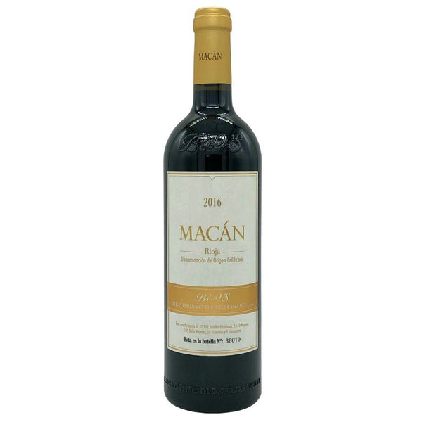 リオハ マカン ボデガス ベンジャミン ド ロートシルト ベガ シシリア 2016 750ml 14.5% Rioja Macan Benjamin de Rothschild Vega Sicilia スパニッシュワイン【B0】