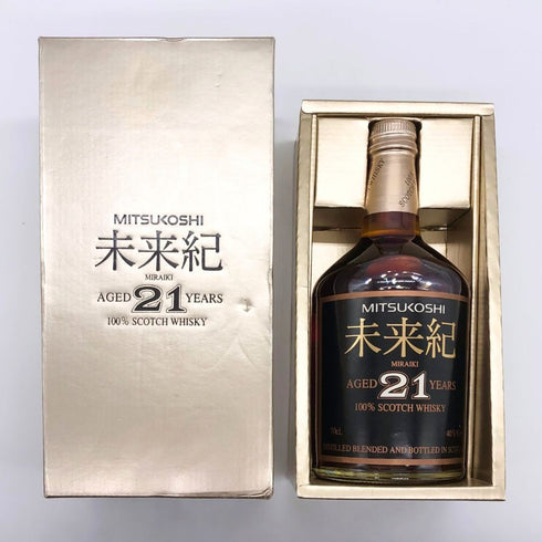 東京都限定◆三越 未来紀 21年 700ml 40% MITSUKOSHI MIRAIKI 【H1】