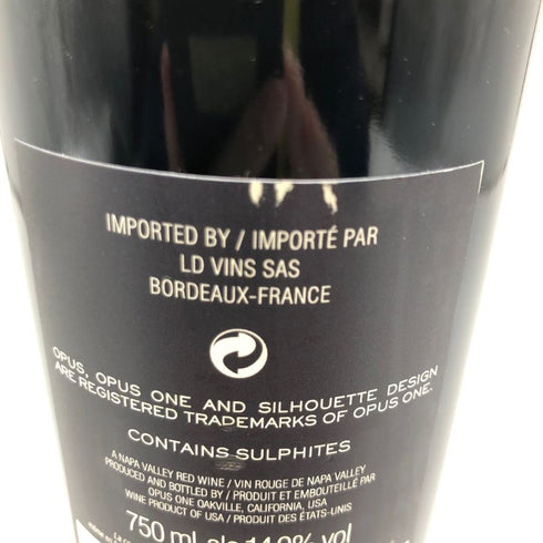 オーパスワン 2018 750ml 14% OPUS ONE カリフォルニアワイン【H1】