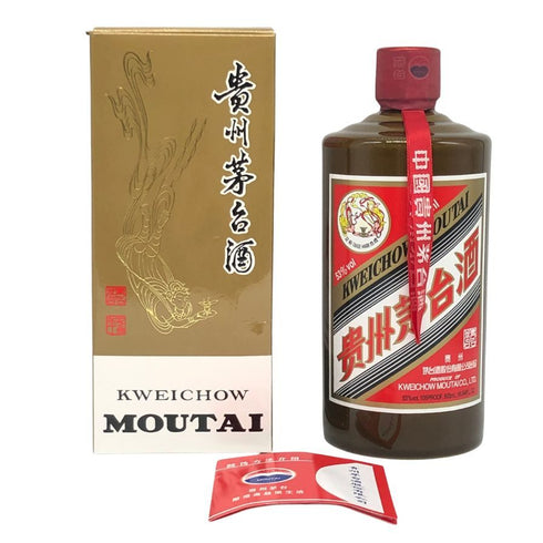 貴州茅台酒 マオタイ酒 天女ラベル 茶ボトル 2024 500ml 53% MOUTAI KWEICHOW 中国酒947g【A2】