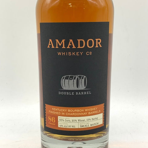 アマドール ダブルバレル バーボン ウイスキー シャルドネ カスクフィニッシュ 750ml 43% Amador Double Barrel Bourbon Whiskey Chardonnay Cask Finish 【F2】