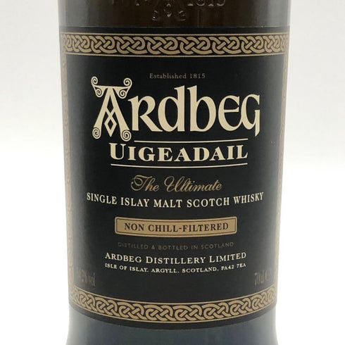 アードベッグ ウーガダール シングルモルト ノンチルフィルタード 700ml 54.2% ARDBEG UIGEADAIL スコッチウイスキー【V1】