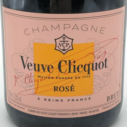 ヴーヴ クリコ ロゼ ローズラベル 750ml 12.5% Veuve Clicquot Rose Label シャンパン【V4】