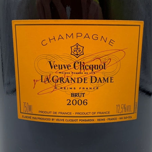 ヴーヴ クリコ ラ グランダム ブリュット 2006 750ml 12.5% Veuve Clicquot LA GRANDE DAME BRUT シャンパン【H1】
