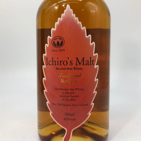 東京都限定◆イチローズモルト ワインウッドリザーブ 700ml 46% Ichiro's Malt Wine Wood Reserve 【D】
