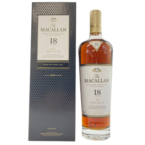 マッカラン 18年 シェリーオークカスク 2021 700ml 43% The MACALLAN 【L4】