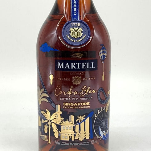 マーテル コルドンブルー エクストラオールド シンガポール エクスクルーシブ エディション 700ml 40% MARTELL CORDON BLEU EXTRA OLD コニャック【F1】