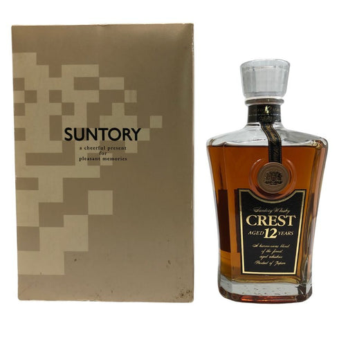 東京都限定◆サントリー クレスト 12年 響マーク 700ml 43% SUNTORY CREST 【H】