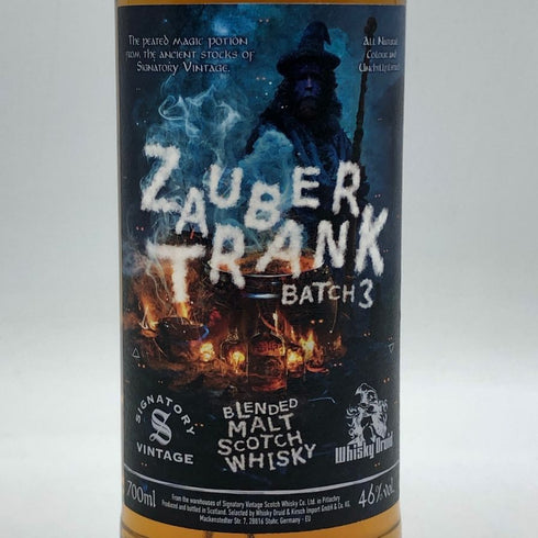 ツァウバートランク バッチ3 700ml 46% ZAUBER TRANK スコッチウイスキー【F3】