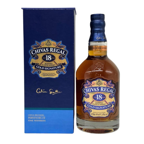 シーバスリーガル 18年 ゴールドシグネチャー 700ml 40% CHIVAS REGAL スコッチウイスキー【E】