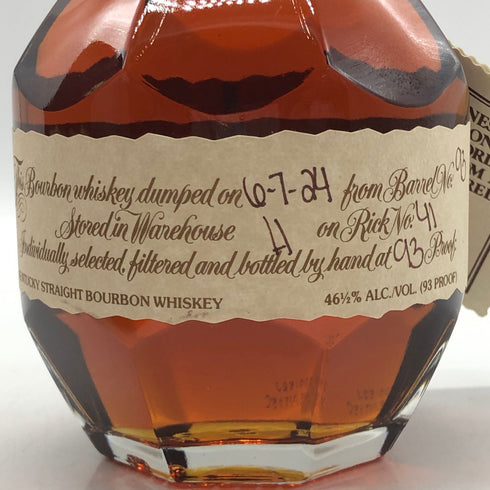 ブラントン シングルバレル 2024 750ml 46.5% Blanton's SINGLE BARREL バーボン【K2】
