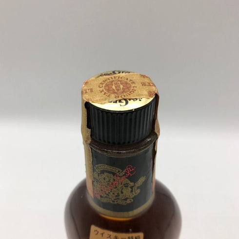 【ジャンク】グランツ 12年 想定 特級表記 ラベル欠損 Grant's スコッチウイスキー【D2】