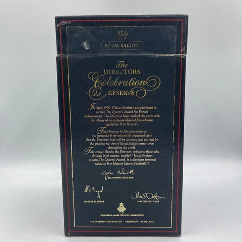 ロイヤルサルート セレブレーション リザーブ 黒陶器 15-30年 40% 700ml ROYAL SALUTE スコッチウイスキー1345g【M2】