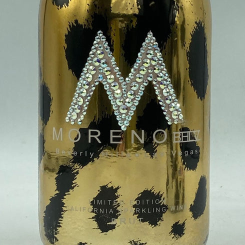 【セット】モレノ ブリュット スパークリング レオパード ゴールド シルバー 2本セット 750ml 11% MORENO Brut スパークリングワイン【H1】