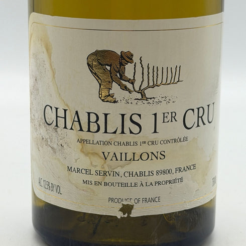 マルセル セルヴァン シャブリ プルミエクリュ ヴァイヨン 2011 750ml 12.5% Marcel Servin Chablis 1er Cru Vaillons 白ワイン【B3】