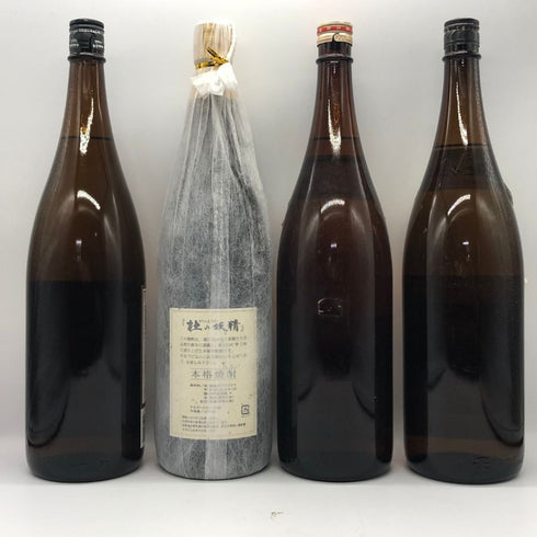 焼酎 4本セット 【紫尾の露×いぶし×屋久島×杜の妖精】 1800ml 25% 芋焼酎【7-1】
