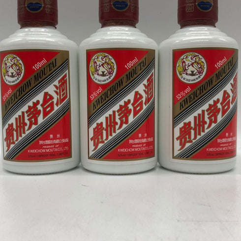 貴州茅台酒 マオタイ酒 天女ラベル 2023 100ml 53% 6本セット 中国酒1640g【R0】