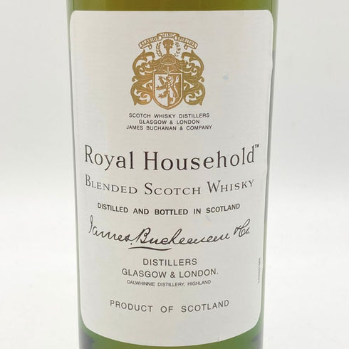 ロイヤル ハウスホールド ブレンデッド スコッチ ウイスキー 750ml 43% ROYAL HOUSEHOLD BLENDED SCOTCH WHISKY 【U4】