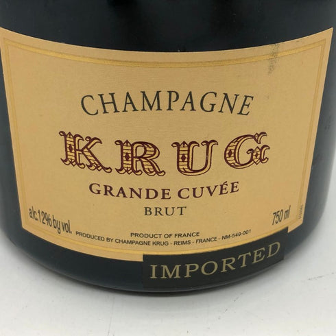 クリュッグ ブリュット 白 750ml 12.5% KRUG BRUT シャンパン【F0】