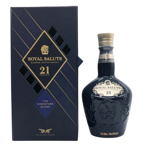 ロイヤルサルート 21年 シグネチャーブレンド 青陶器ボトル 700ml 40% ROYAL SALUTE スコッチウイスキー【I1】