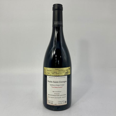 ホフマン ジャイエ ニュイ サン ジョルジュ レ オー ポワレ 2017 750ml 12.5% Hofmann Jayer Nuits Saint Georges ブルゴーニュワイン【L1】
