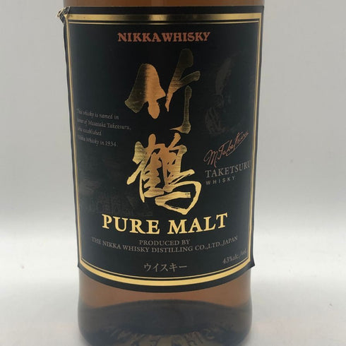 東京都限定◆ニッカ 竹鶴 ピュアモルト 黒ラベル 700ml 43% NIKKA 【D3】