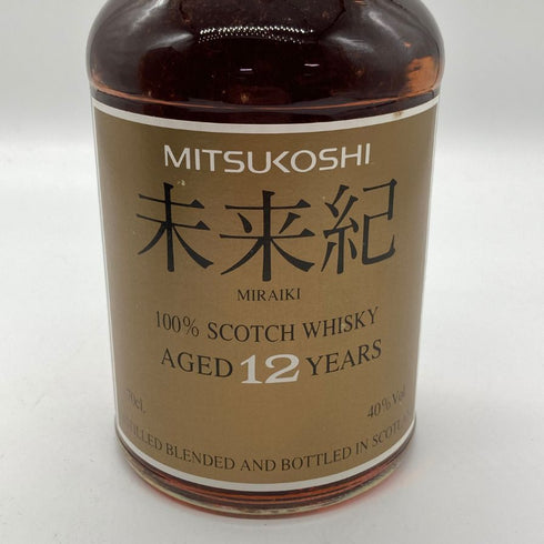 東京都限定◆三越 未来紀 12年 700ml 40% MITSUKOSHI MIRAIKI 【L2】