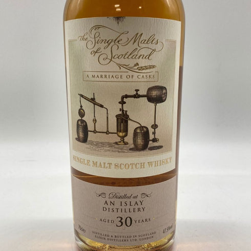 エリクサー ザ シングルモルト オブ スコットランド ア マリアージュ オブ カスク アン アイラ 1241本限定 30年 700ml 47.5% THE SINGLE MALTS OF SCOTLAND A MARRIAGE OF CASKS AN ISLAY DISTILLERY 【Q1】