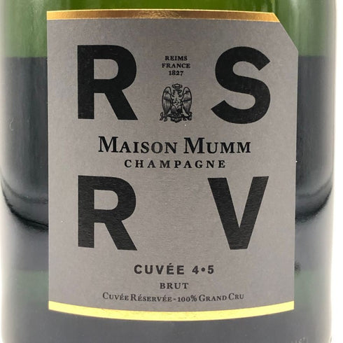 メゾン マム RSRV キュヴェ 4.5 ブリュット 12% 750ml MAISON MUMM シャンパン【F4】