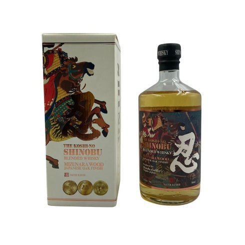 東京都限定◆越ノ忍 ミズナラウッド ブレンデッドウイスキー 700ml 43% THE KOSHI-NO SHINOBU 【U1】