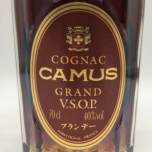 カミュ グランド VSOP クリアボトル 700ml 40% CAMUS GRAND コニャック【W1】