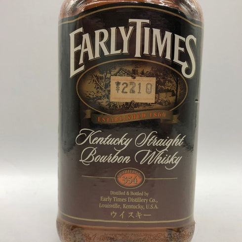 アーリー タイムズ ブラウンラベル 700ml 40% EARLY TIMES バーボン【E2】