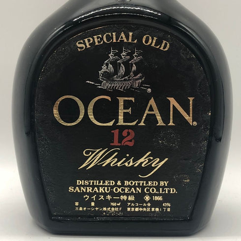 東京都限定◆三楽 オーシャンウイスキー スペシャルオールド 12年 特級 760ml 43% OCEAN SPECIAL OLD 【C3】