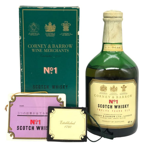 コーニー&バロウ No.1 12年 750ml 40% Corney & Barrow スコッチウイスキー【Y0】