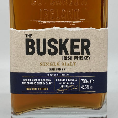 バスカー スモールバッチ No.1 700ml 46.3% BUSKER アイリッシュウイスキー【M4】