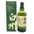 東京都限定◆サントリー 白州 12年 旧ボトル 海外輸入版 700ml 43% SUNTORY HAKUSHU 【N4】