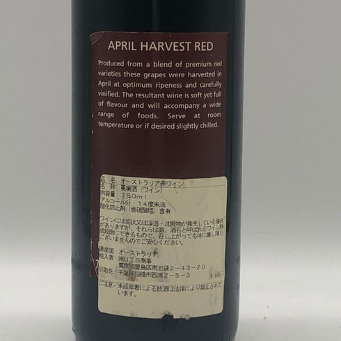 ローレンス デンハム エイプリル ハーベスト レッド 750ml 14% Lawrence Denham 赤ワイン【G1】
