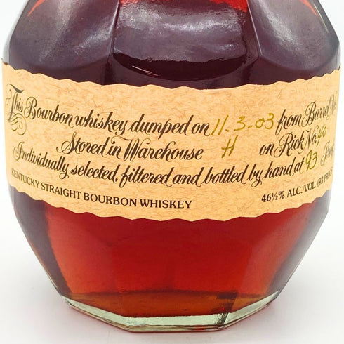 ブラントン シングルバレル 2003 750ml 46.5% Blanton's 【B】