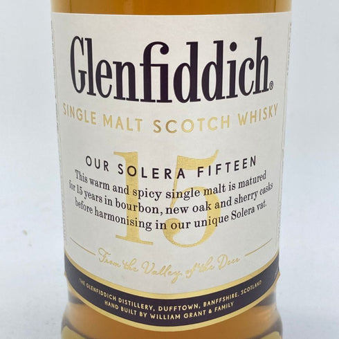 グレンフィディック 15年 ソレラリザーブ 700ml 40% Glenfiddich OUR SOLERA FIFTEEN 【Q2】