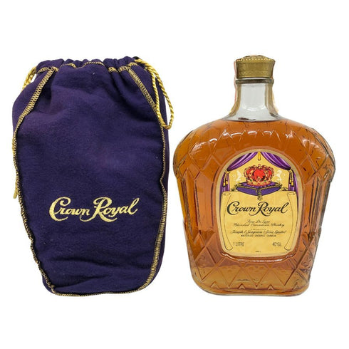 東京都限定◆クラウン ローヤル カナディアン ウイスキー 1000ml 40% CROWN ROYAL FINE DE LUXE 【D1】